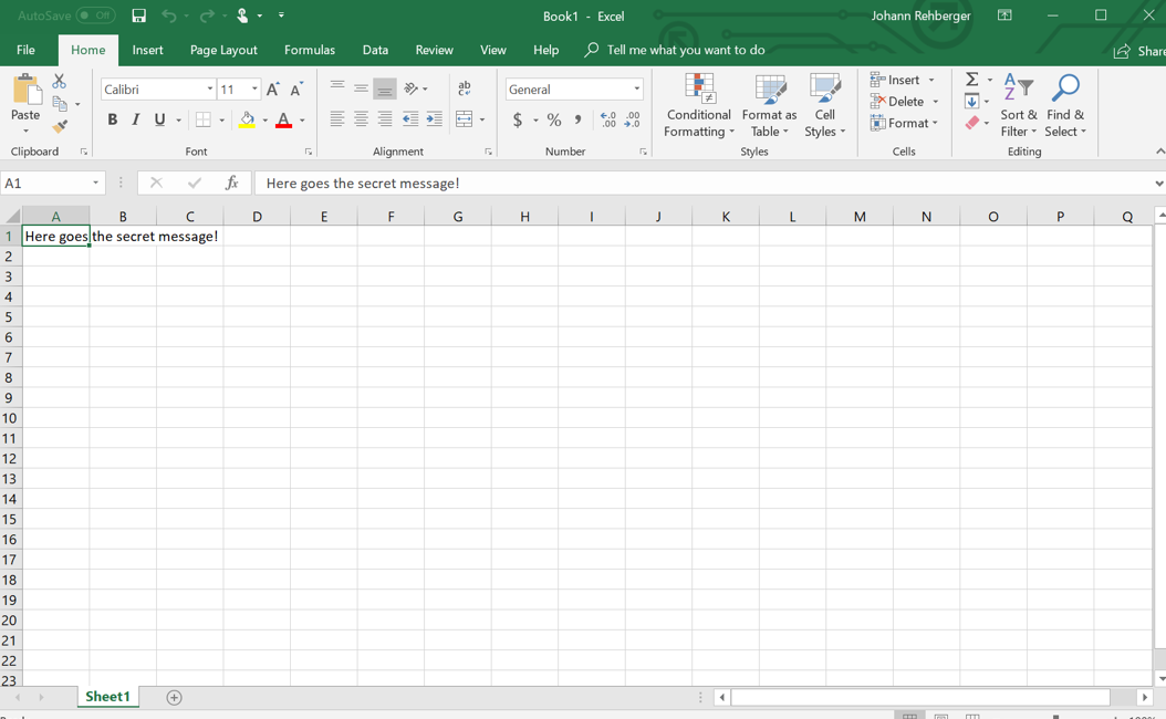 Using Excel Automation