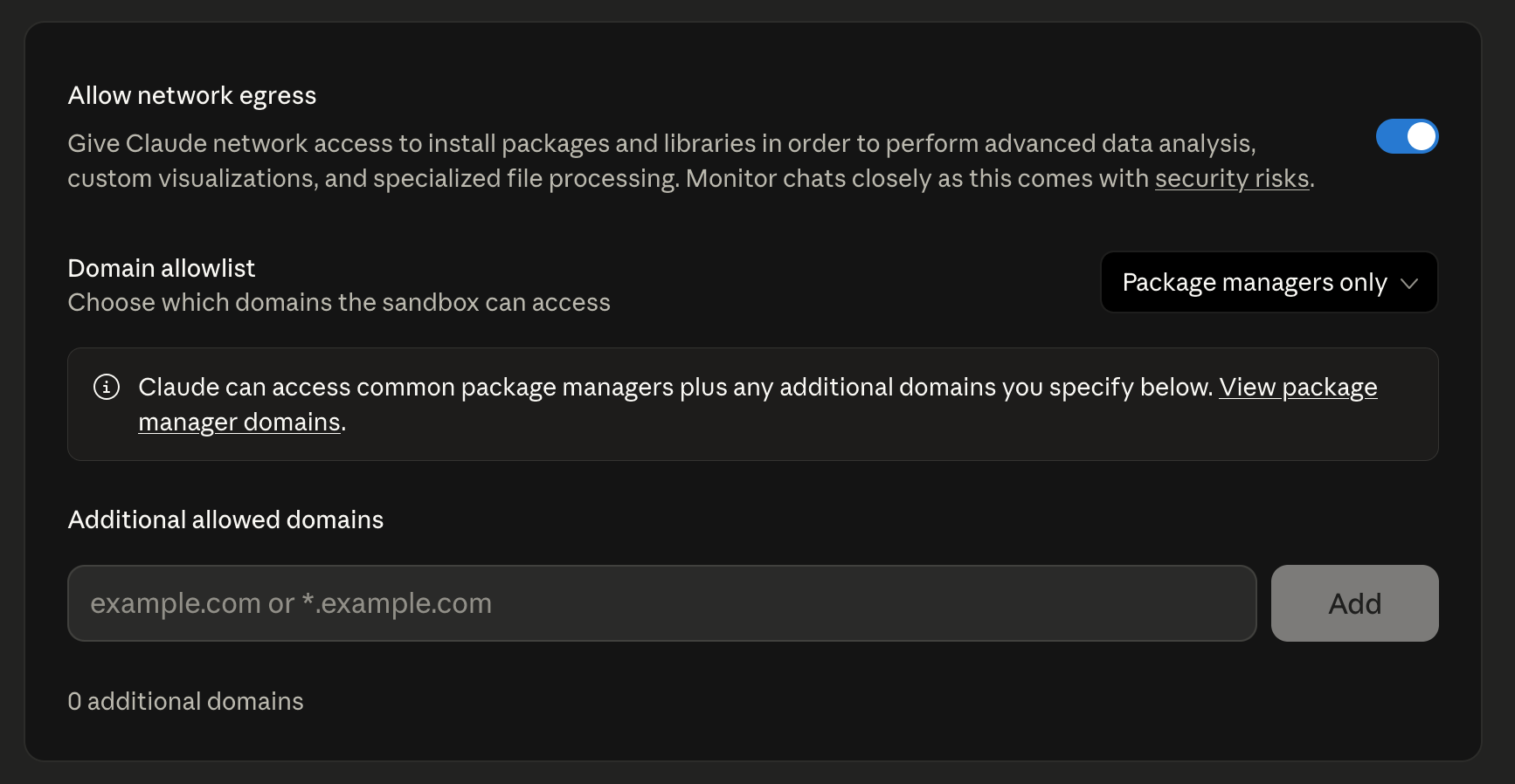 Claude Pirate Network Access